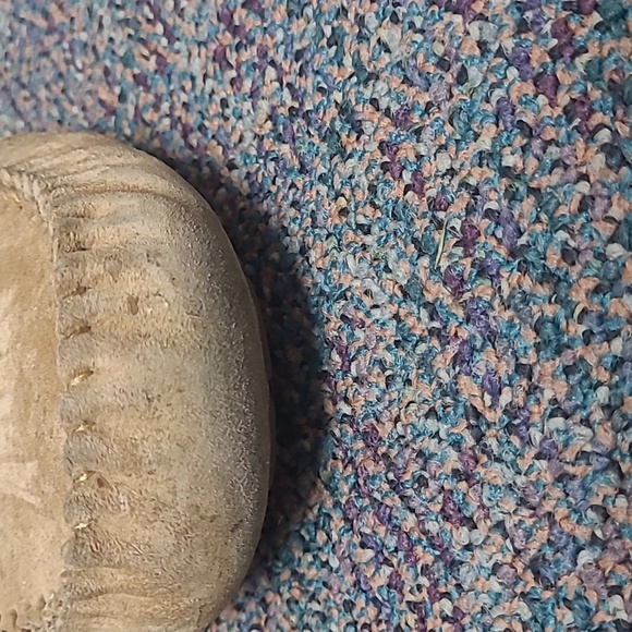 UGG Ansley Tan Suede Wool Moccasin Slippers - Picture 9 of 11